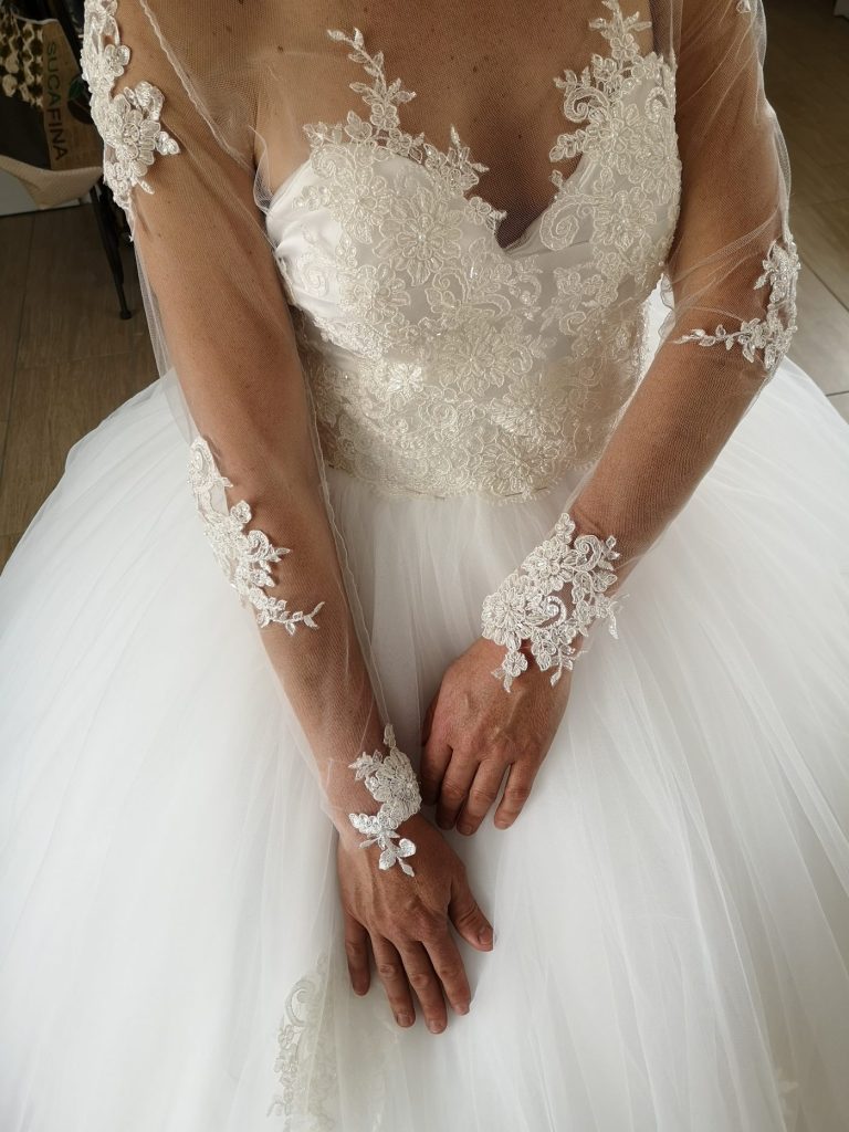 Robe de mariée sur mesure Cellieu 42 Loire près de Saint Etienne